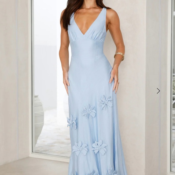 Hello Molly Dresses & Skirts - HELLO MOLLY - JUICY FLORAL MAXI DRESS BLUE